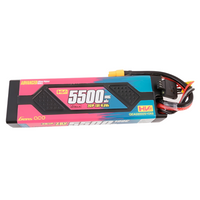 Gens Ace Advanced 2S 5500mAh 100C 7.6V Hardcase LiPo XT60 GEA55002S10X6