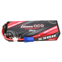 Gens Ace GTech 5300mAh 3S 11.1V 60C Hardcase LiPo Battery EC5 Pack