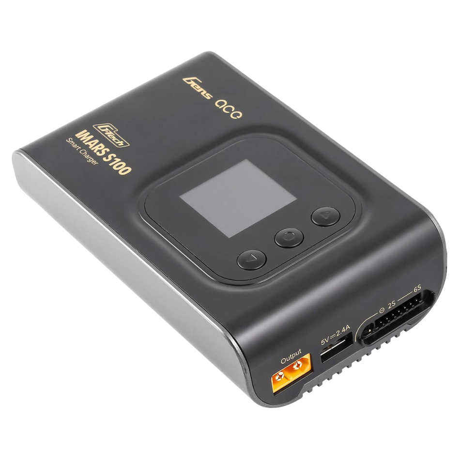 Gens Ace IMARS S100 GTech AC Smart LiPo Charger Balance 100W Black GEAS100-AB