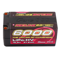 Gens Ace Redline 2.0 4S 6000mAh 15.2V 140C HV Short Hard LiPo Battery GEA60004S14S