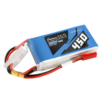 Gens ace 450mAh 3S 45C 11.1V LiPo Battery JST-SYP GEA4503S45JS