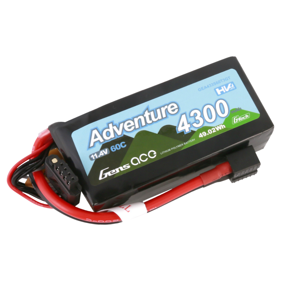 Gens ace Adventure G-Tech LiHV 3S 11.4V 4300mAh 60C GEA433S60T3GT