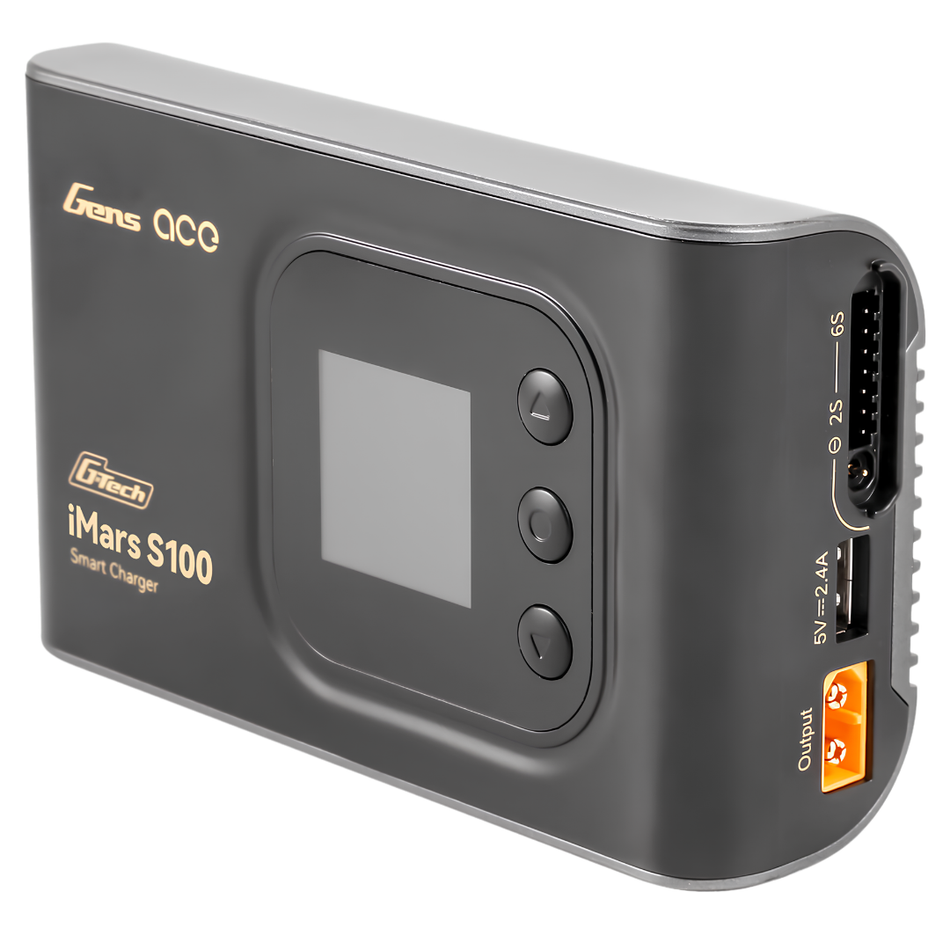 Gens ace iMars S100 G-Tech Smart AC Balance Charger 100W 10A GEAS100-UB
