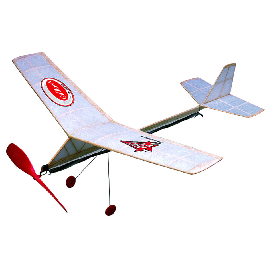 Guillows Cloud Buster Build-n-Fly Balsa Kit Rubber Powered 17in Wingspan GUI-4301