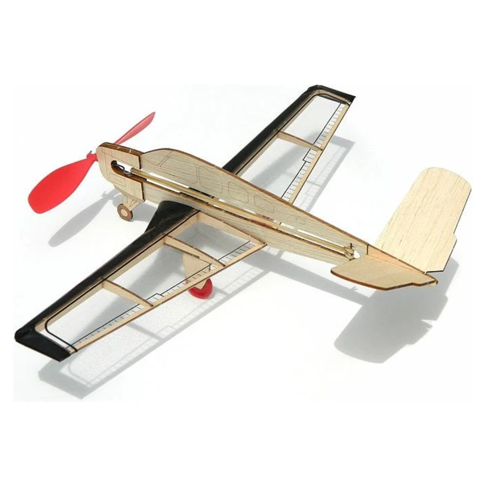 Guillows V-Tail Build-n-Fly Balsa Kit Rubber Powered 12.5in Wingspan GUI-4506