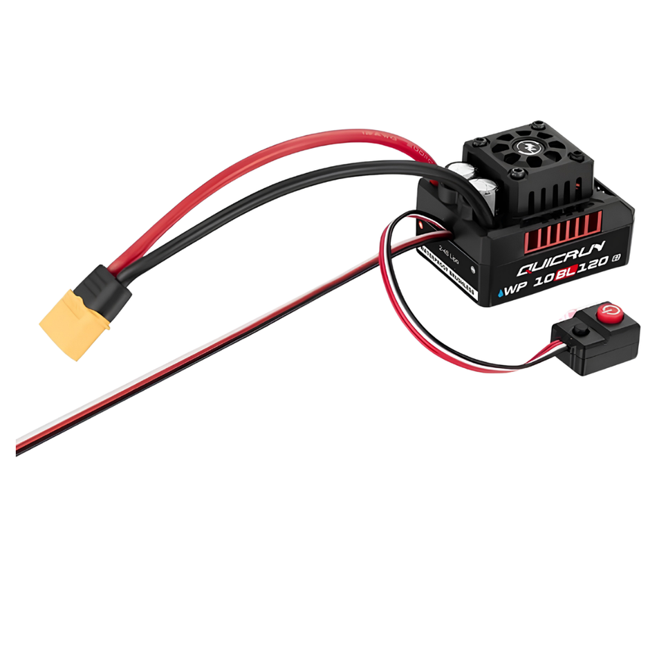 HOBBYWING QuicRun WP 10BL120 G2 Brushless Sensorless ESC HW30107200