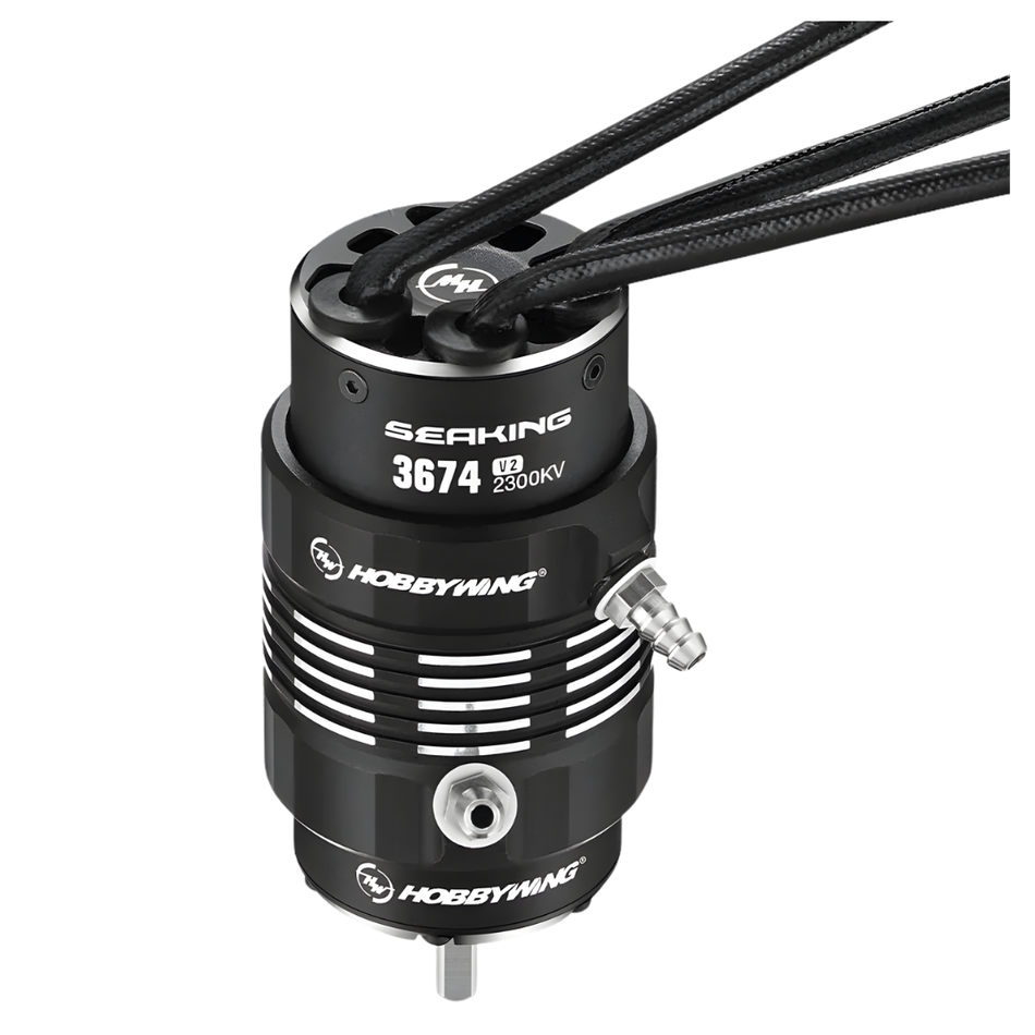 HOBBYWING SEAKING 3674SL 2300KV Black V2 Marine Motor HW30419009