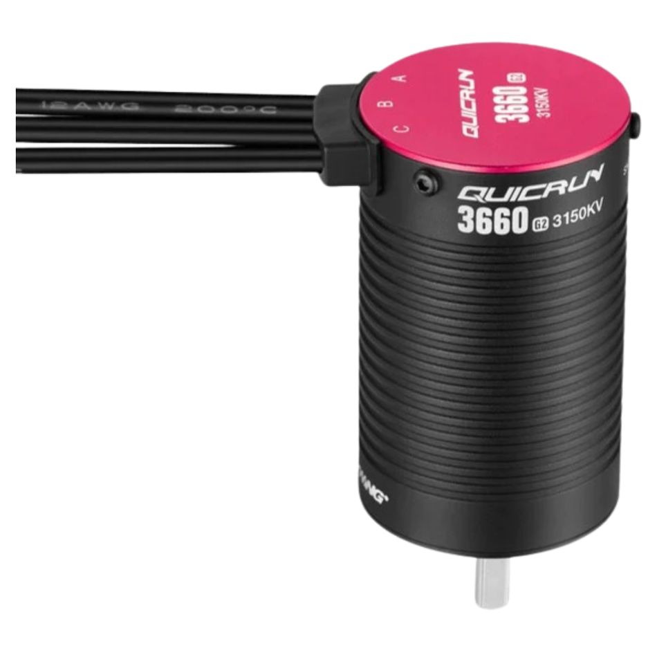 HOBBYWING QuicRun 3660SL G2 3150kV Brushless Motor HW30404500