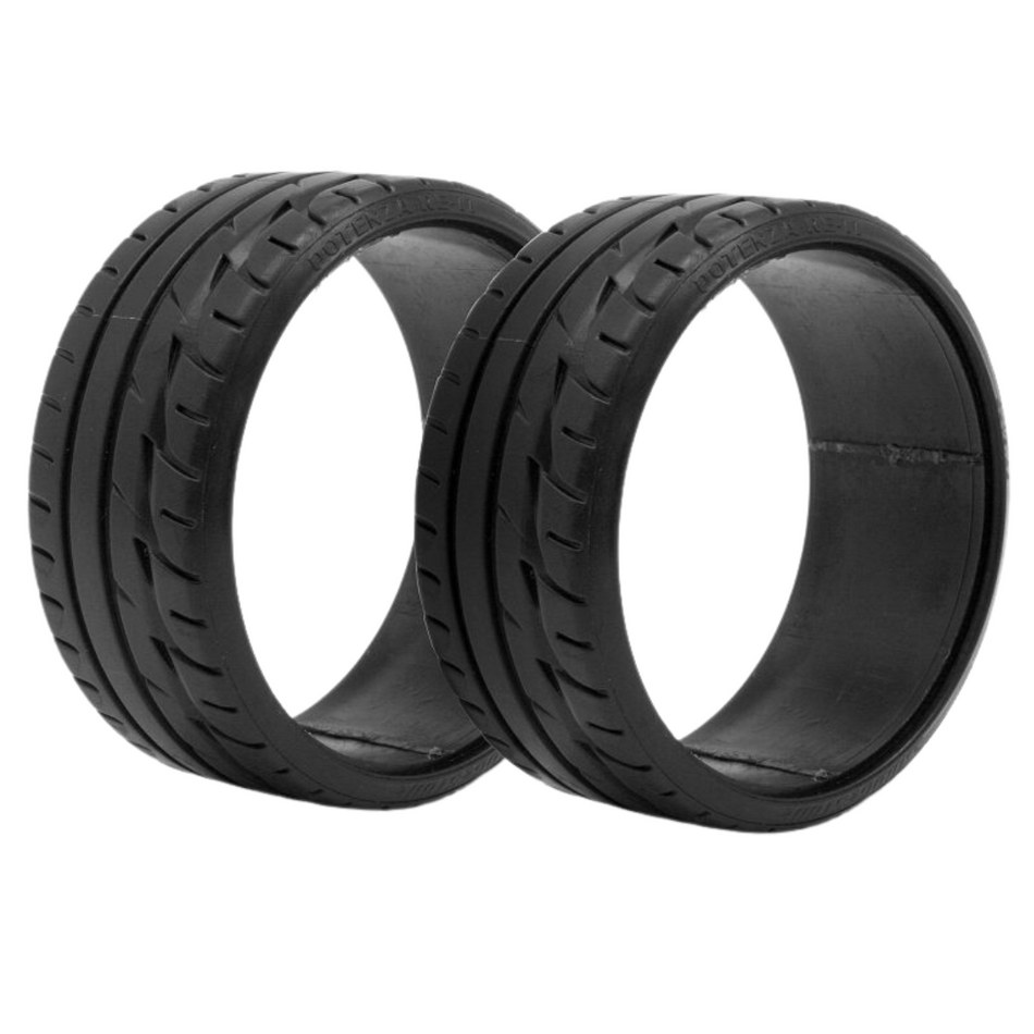 HPI 1/10 LP29 T-Drift Tyres Bridgestone Potenza RE-11 2pcs 33468