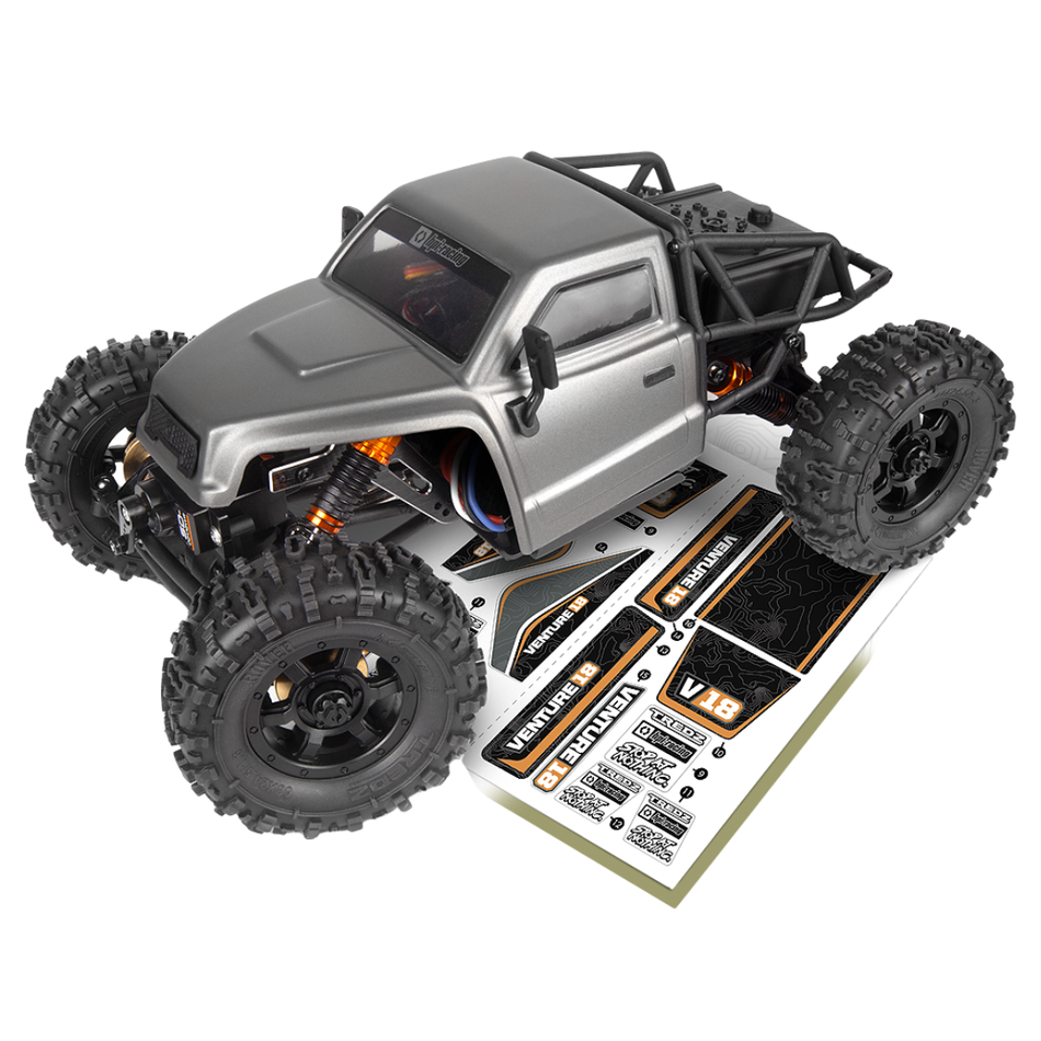 HPI Racing Venture18 CC Flux Competition Crawler Gunmetal 1/18 4WD RTR 160808