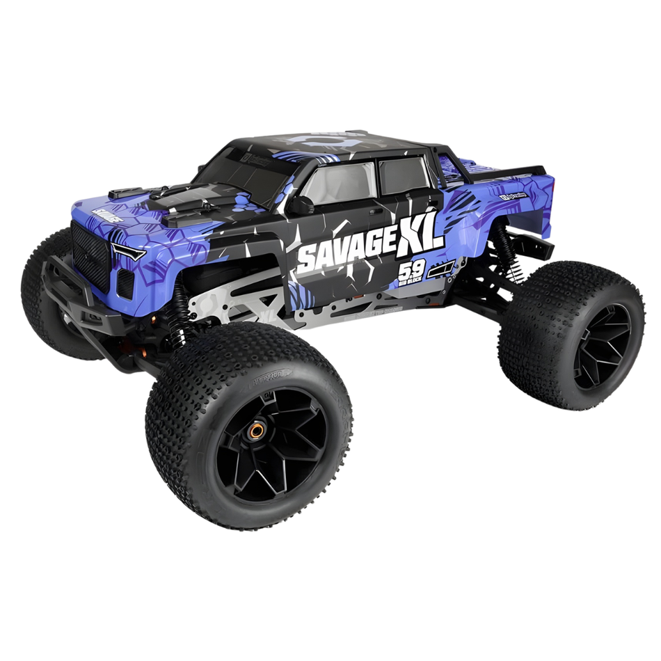 HPI Savage XL 5.9 GTXL6 Nitro RTR RC Monster Truck Blue 1/8 160586