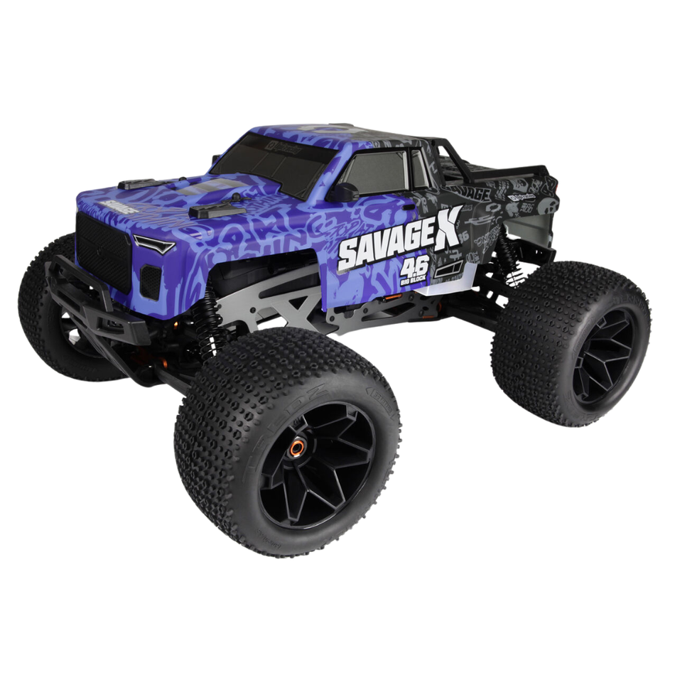 HPI Savage X 4.6 GT-6 Blue 1/8 4WD Nitro Monster Truck 160585