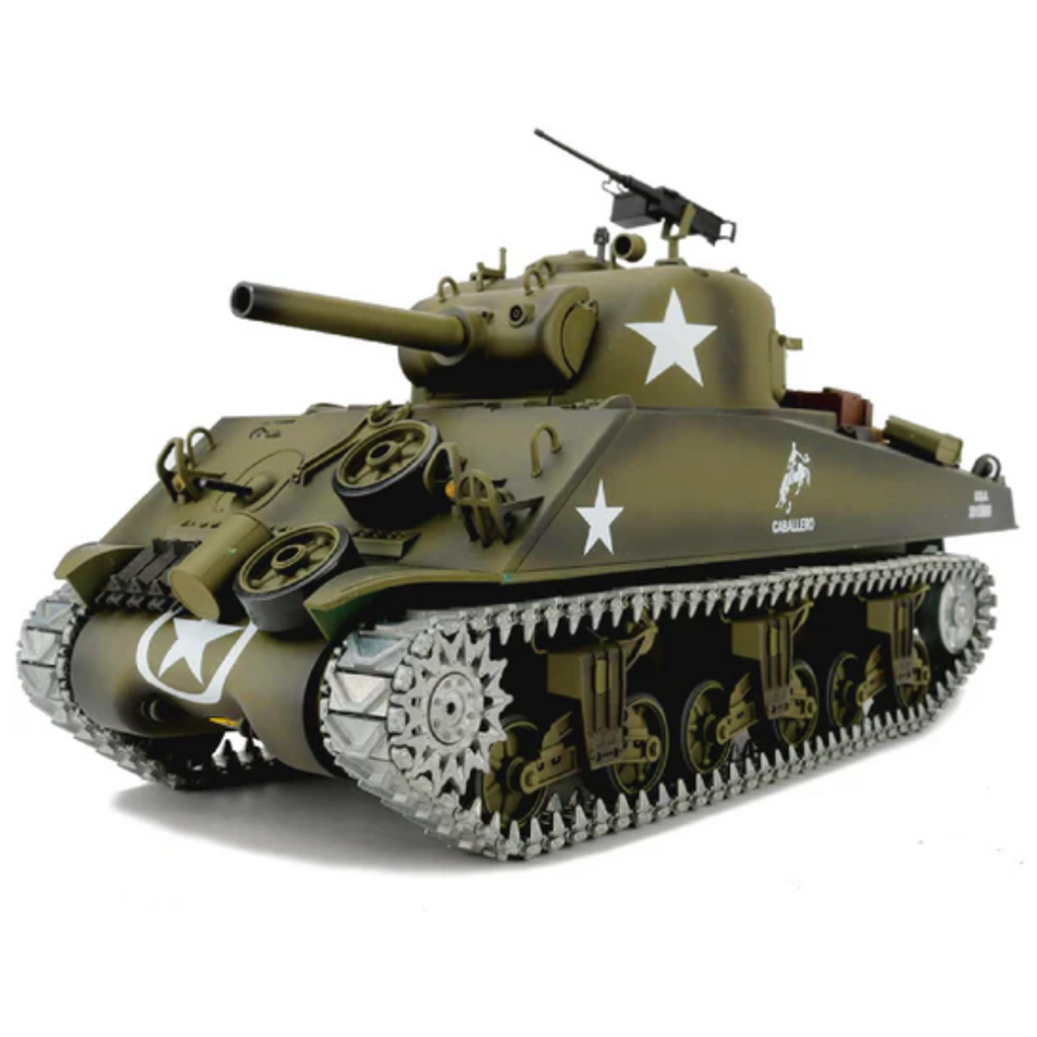 Heng Long 1/16 USA M4A3 Sherman Metal RC Main Battle Tank HL-3898-1PRO