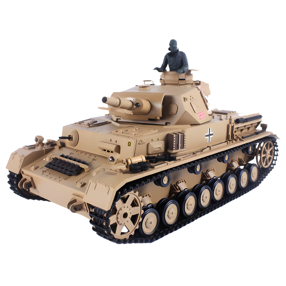 Heng Long German Panzer IV F Type DAK RC Tank 1/16 Scale HL-3858-1