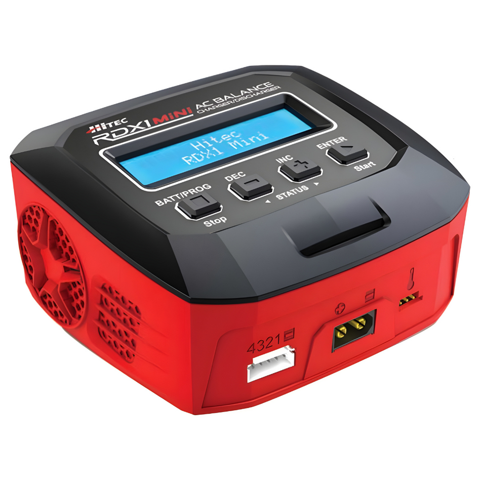 Hitec RDX1 65W 2S-6S Mini 240v LiPo LiHV NiMh Charger HRC44295