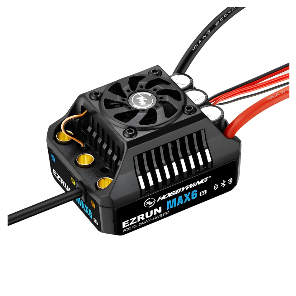 Hobbywing EZRun MAX6 G2 Sensored 1/6 Brushless ESC 200A 30105100