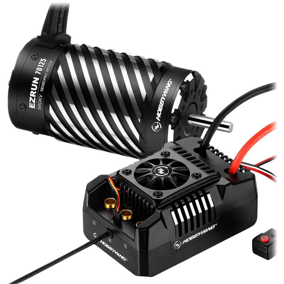 Hobbywing EzRun MAX4 HV ESC 70125SD 560kV Sensored Motor Combo 30104002