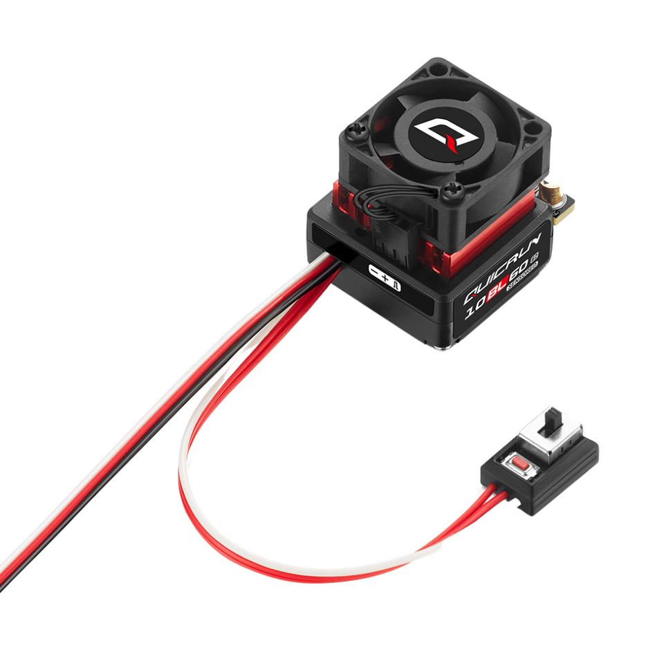 Hobbywing QuicRun 10BL60 Sensored G2 1/10 Brushless ESC Black 30108001