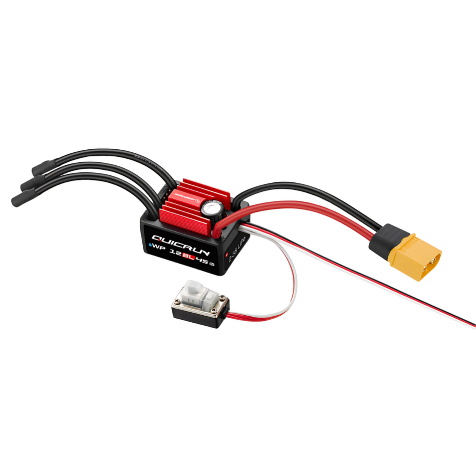 Hobbywing QuicRun WP 12BL45 G2 1/12 1/14 Sensorless ESC Waterproof 30107000