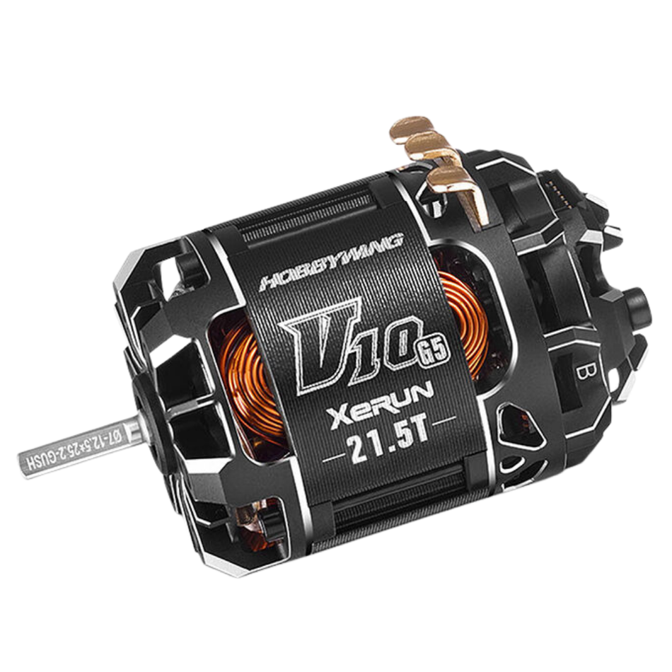 Hobbywing XeRun V10 G5 Torque 21.5T Sensored Brushless Motor Black HW30401767