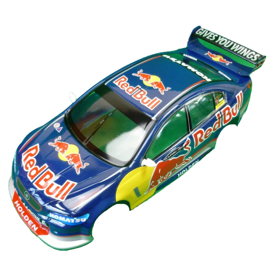 Holden Commodore 1:10 RC Painted Body Shell Red Bull Livery 200mm