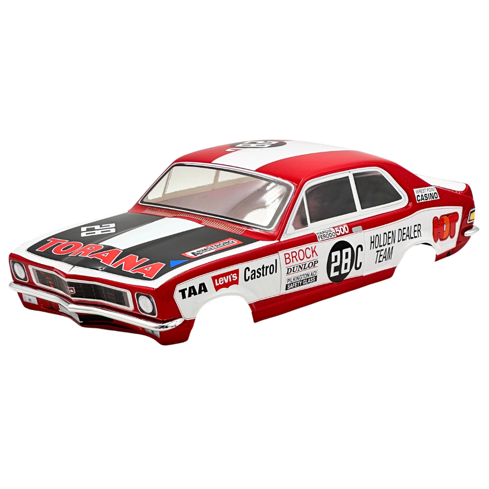 Holden Torana XU-1 1/10 Body Shell Pre-painted w/ Decals Peter Brock 257mm WB