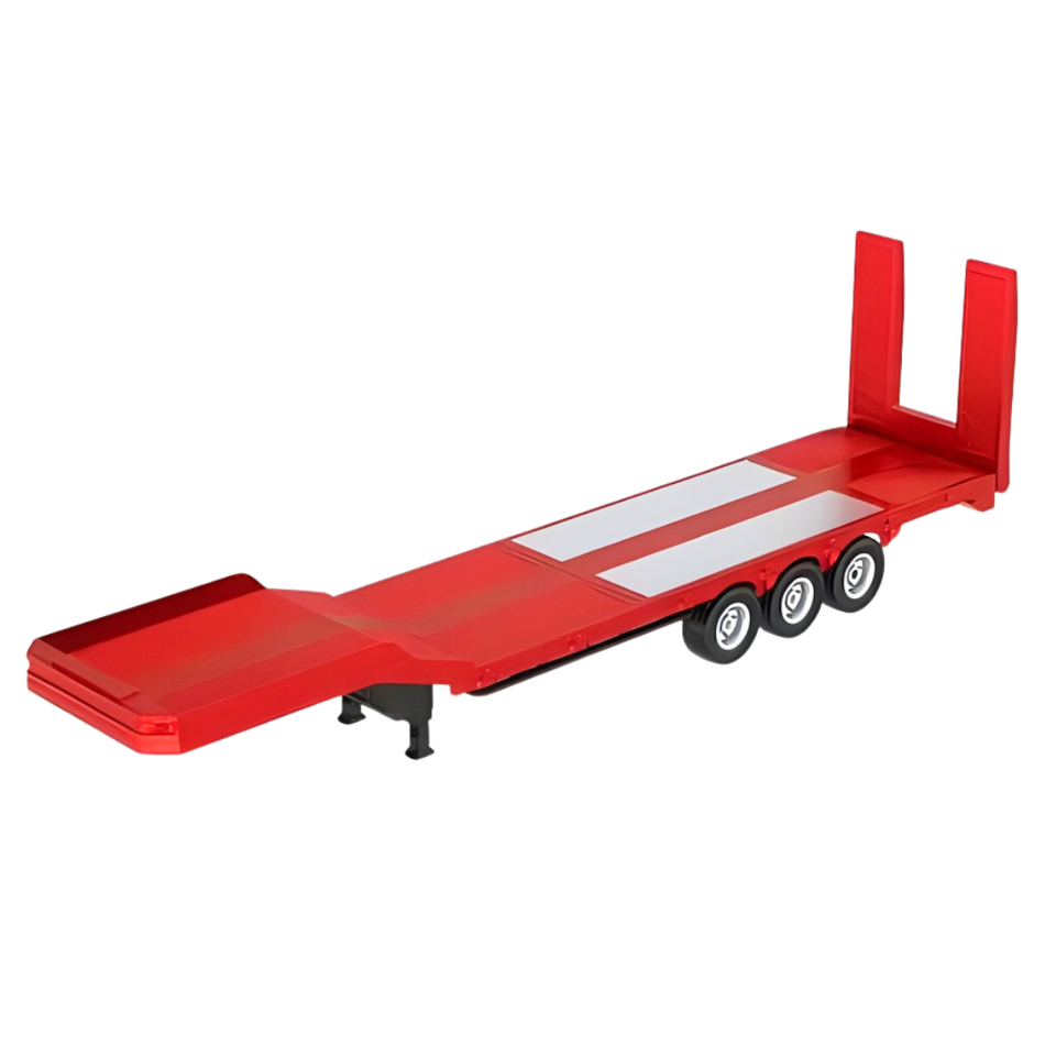 Huina 1502 RC Flatbed Semi Trailer 1/18 Scale for 770S Truck Red HN1502-R
