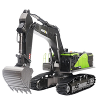 Huina 1593 RC Excavator 1/14 RTR RC Scale Green Black HUINA1593