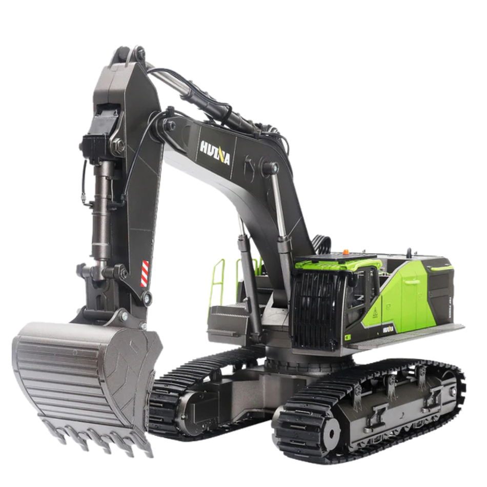 Huina 1593 RC Excavator 1/14 RTR RC Scale Green Black HUINA1593