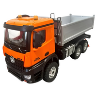 Huina 1598 RTR RC Dump Truck 1/14 Scale ABS & Metal Construction Orange HN1598