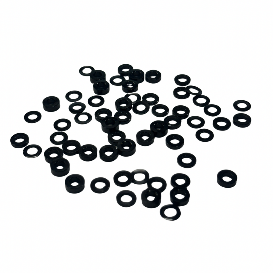 OZRC 60pcs M3 Washer Pack: 0.25mm 0.5mm 1mm 1.5mm 2mm 2.5mm