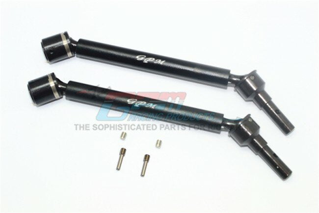GPM ER2123F/RSA-BK E-Revo 1/8 V2 Aluminium driveshafts with steel joint adjustable F or R CVD 6-piece set [Scratch & Dent]