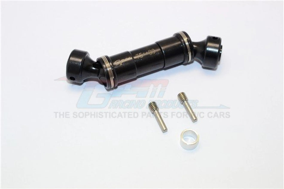 GPM Black Aluminium Traxxas E-Revo VXL 2.0 Front Centre Drive Shafts 2Pcs [Scratch & Dent]