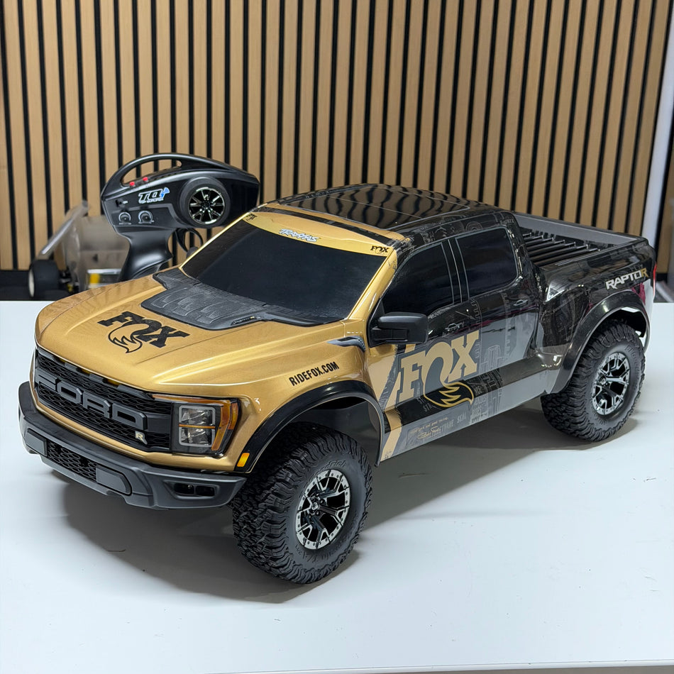 Traxxas Ford Raptor 4X4 Short Course Truck Gold 101177-4 Pre Built [QR029 Scratch & Dent]