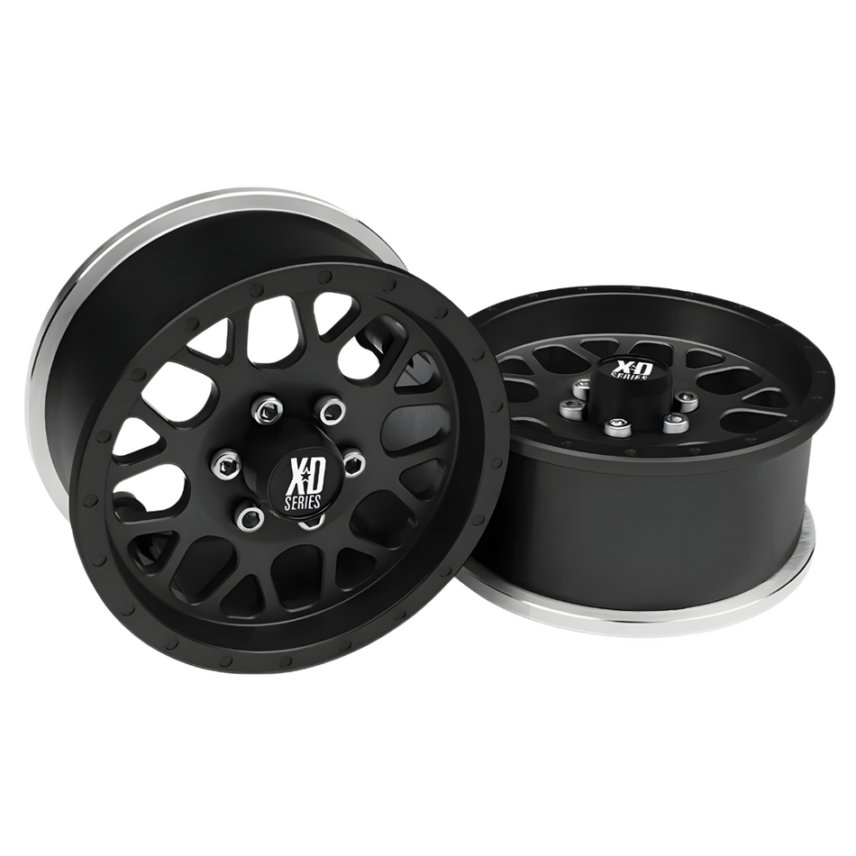 Incision KMC 1.9" XD820 Grenade Crawler Wheels (Black) 2pc IRC00110
