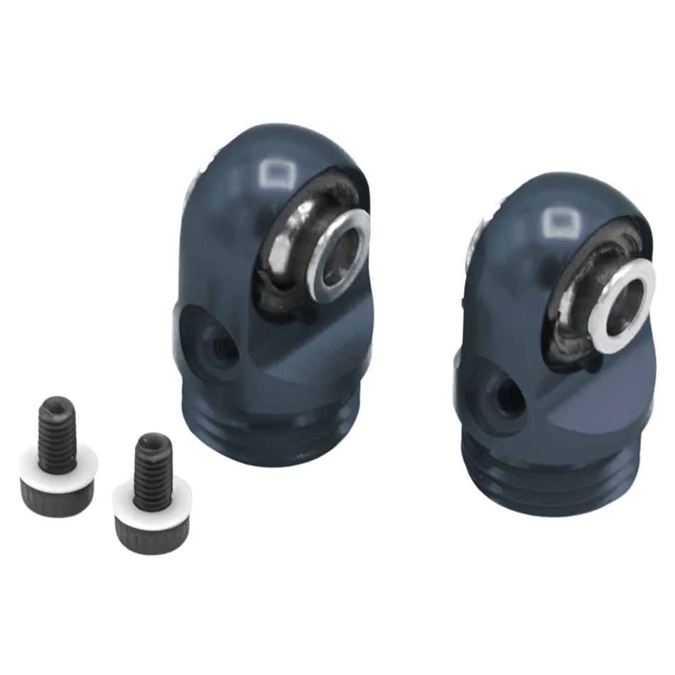 Incision S8E Machined Aluminum Shock Caps Black IRC00514
