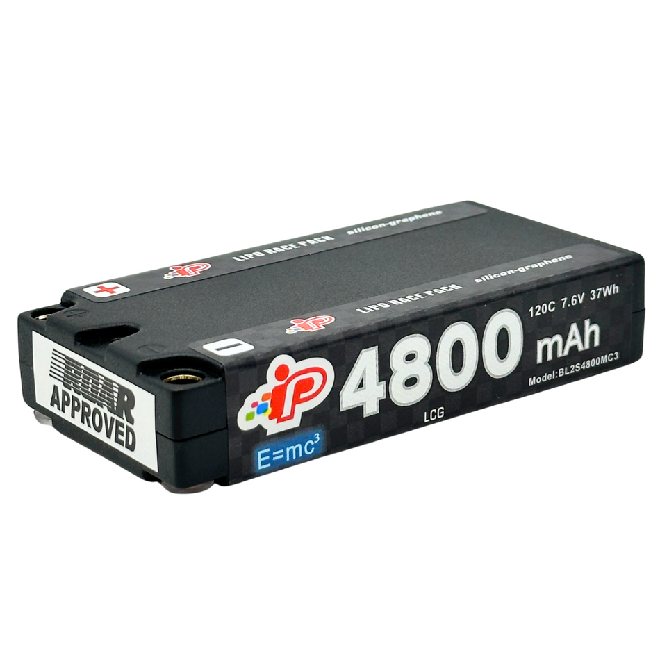 Intellect 2024 MC3 4800mAh 2S 7.6V 120C Platinum Series Lipo Battery Shorty LCG