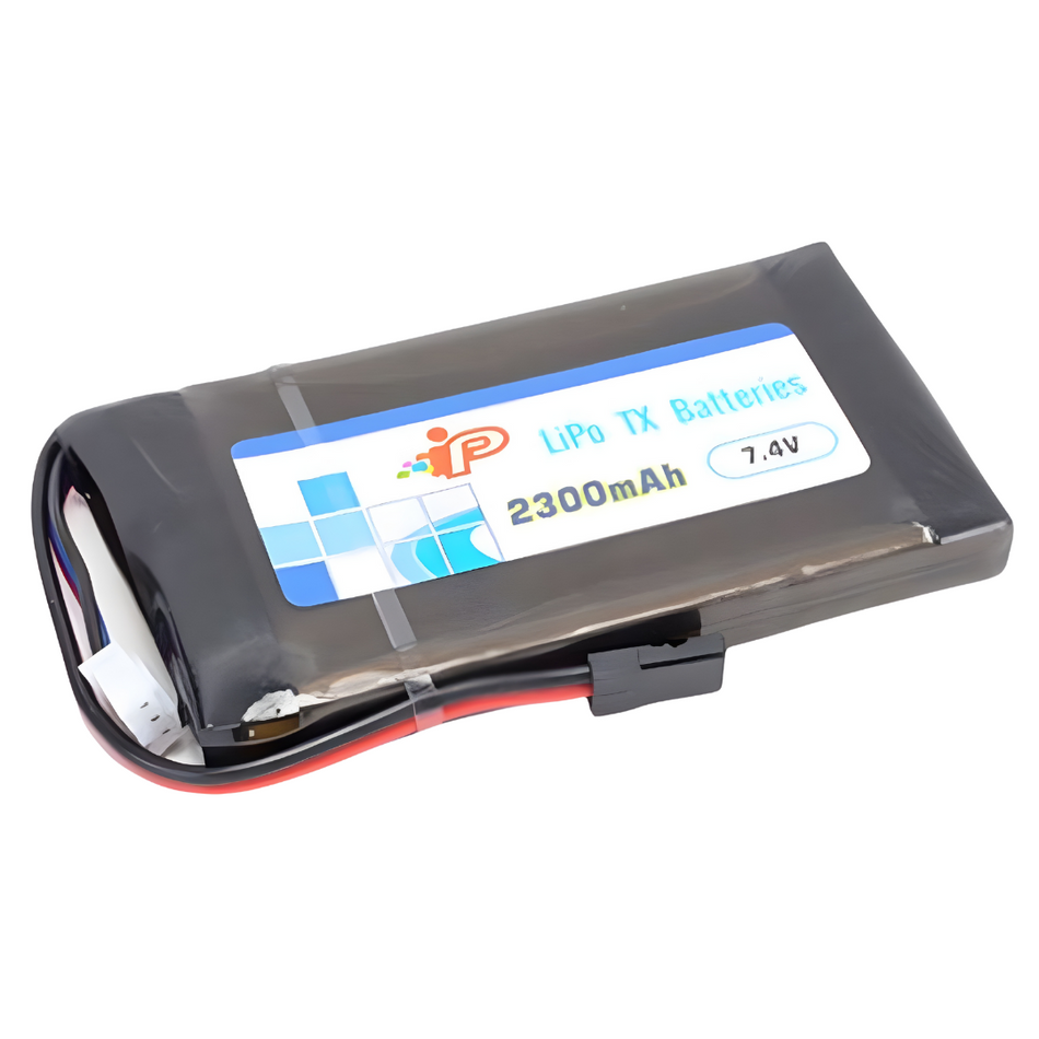 Intellect 2300mAh 7.4V 2S Lipo Battery, Suits Sanwa MT4, MX11 & Other INTL2300-2S-W2