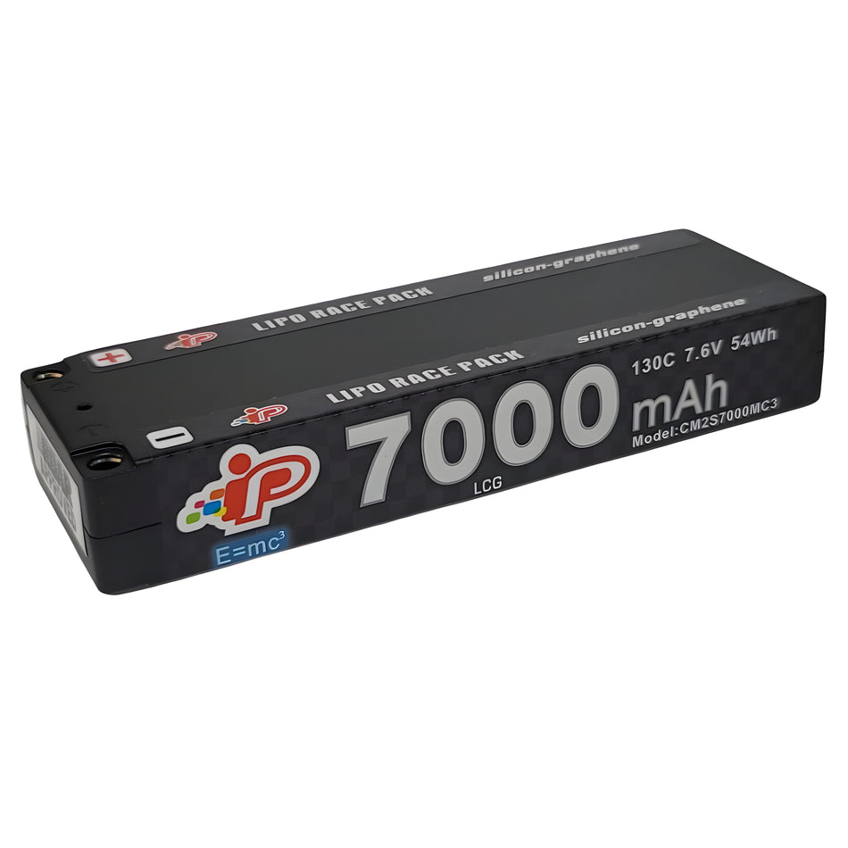 Intellect 7000mAh 7.6V 120C Platinum Series Lipo Battery INTL7000-2S-MC3