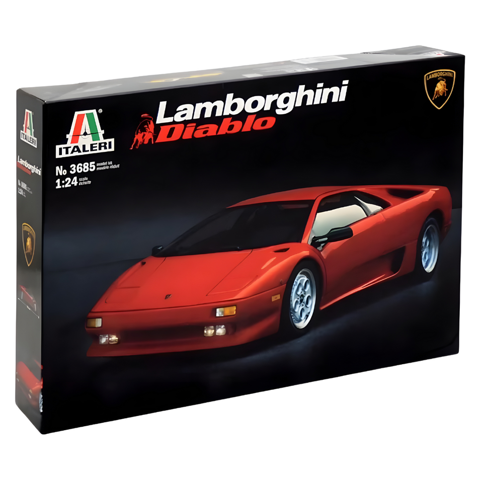 Italeri 1/24 Lamborghini Diablo Plastic Model Kit 3685S