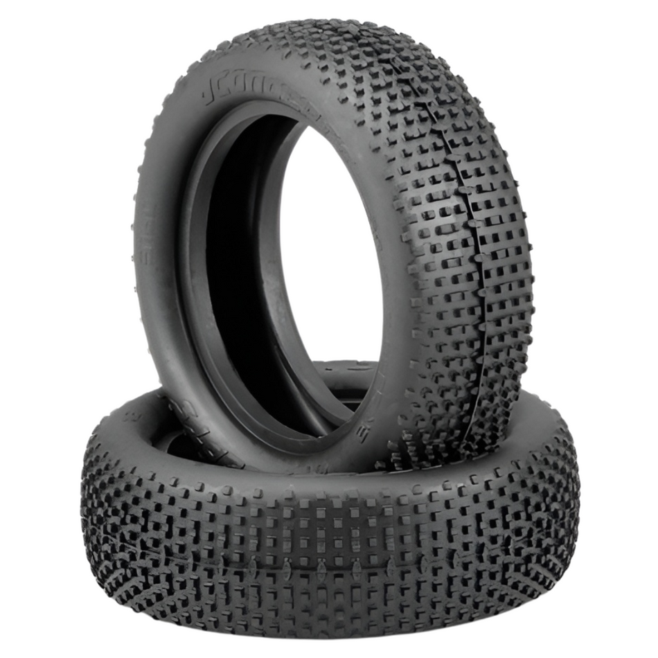 JConcepts Double Dees V2 2WD Front Tyres 1/10 Buggy Green Compound 3160-02