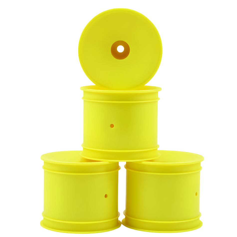 JConcepts Mono 12mm Hex Wheels Yellow 4pcs Suits T7 T6.4 XT2 Storm ST