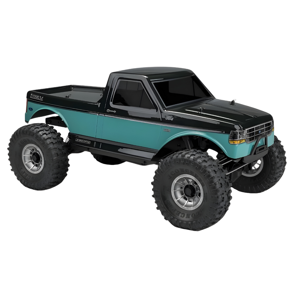 JConcepts Tucked 1995 Ford F-150 Rock Crawler "Pre-Trimmed" Clear Body (12.3") 0450