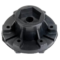 Jetko 1/10 EX SC Wheel Connector, 12mm, 1/2" Offset Wide, For Traxxas Slash 2WD Front (4pcs) 7303B2