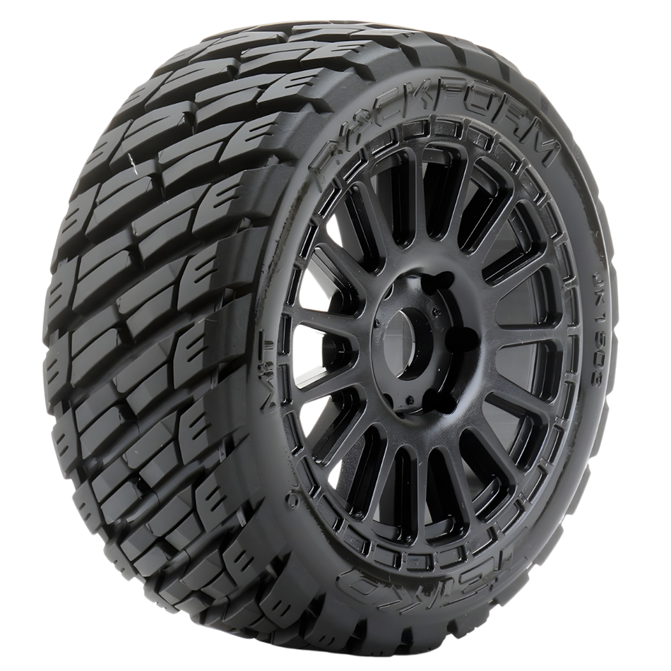 Jetko JKO1503RBMSGB EX Rockform 1/8 Buggy Tyres Belted Black 2pc