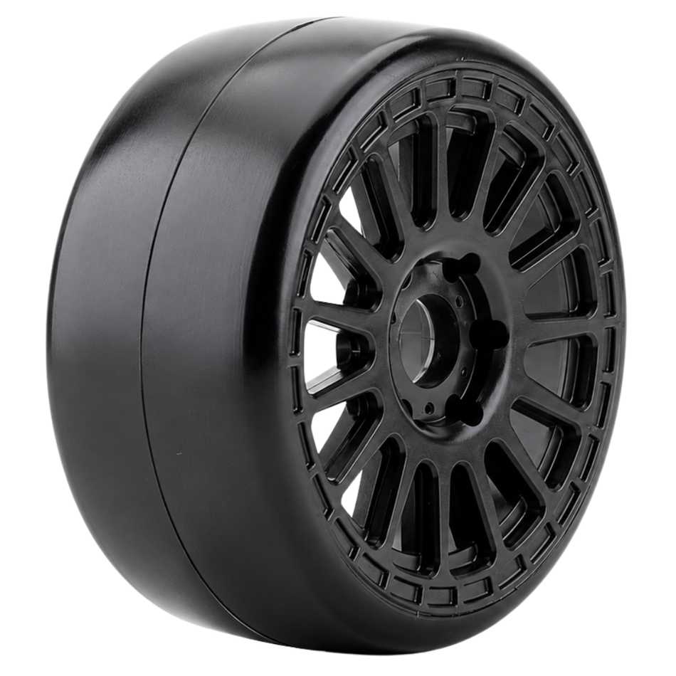 Jetko BUSTER 1/8 GT Radial Tyres Black Ultra Soft Belted JKO1101RBUSGB