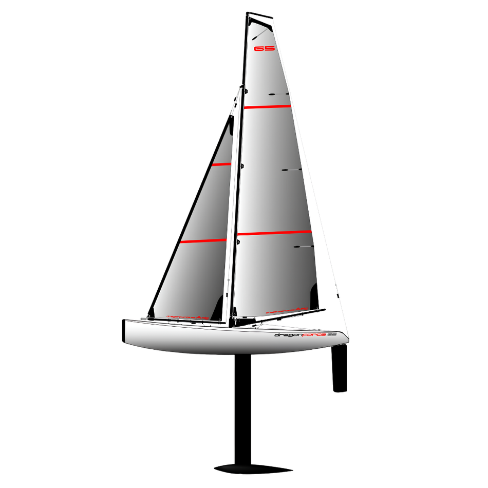 Joysway Dragon Force 65 V8 RC Racing Sailboat 650mm RTR FlySky i6 JW-8815