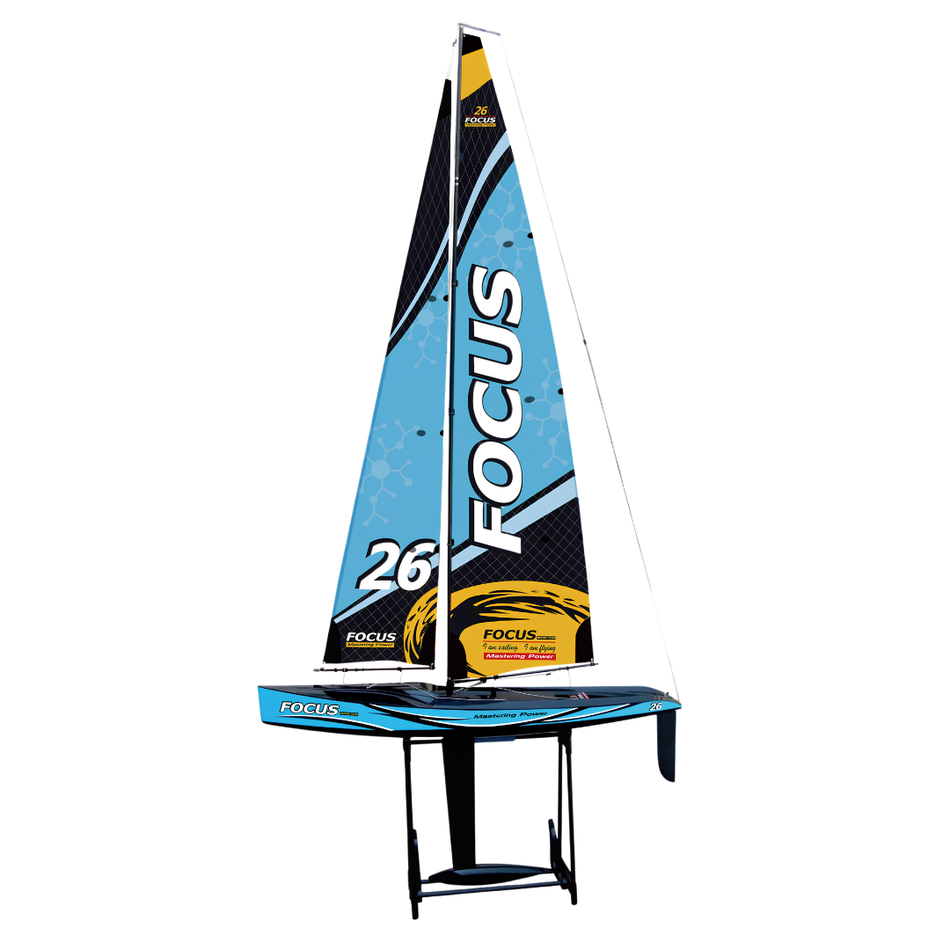 Joysway Focus V3 RC Yacht Sail Boat 995mm RTR Blue JW-8812B
