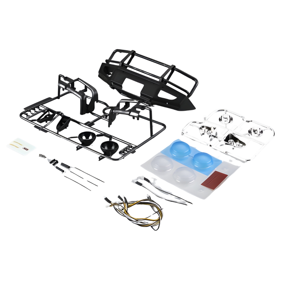 Killerbody ARB Bumper Bar w/LEDS (Black) For 1/10 Traxxas TRX-4 Crawler 48718