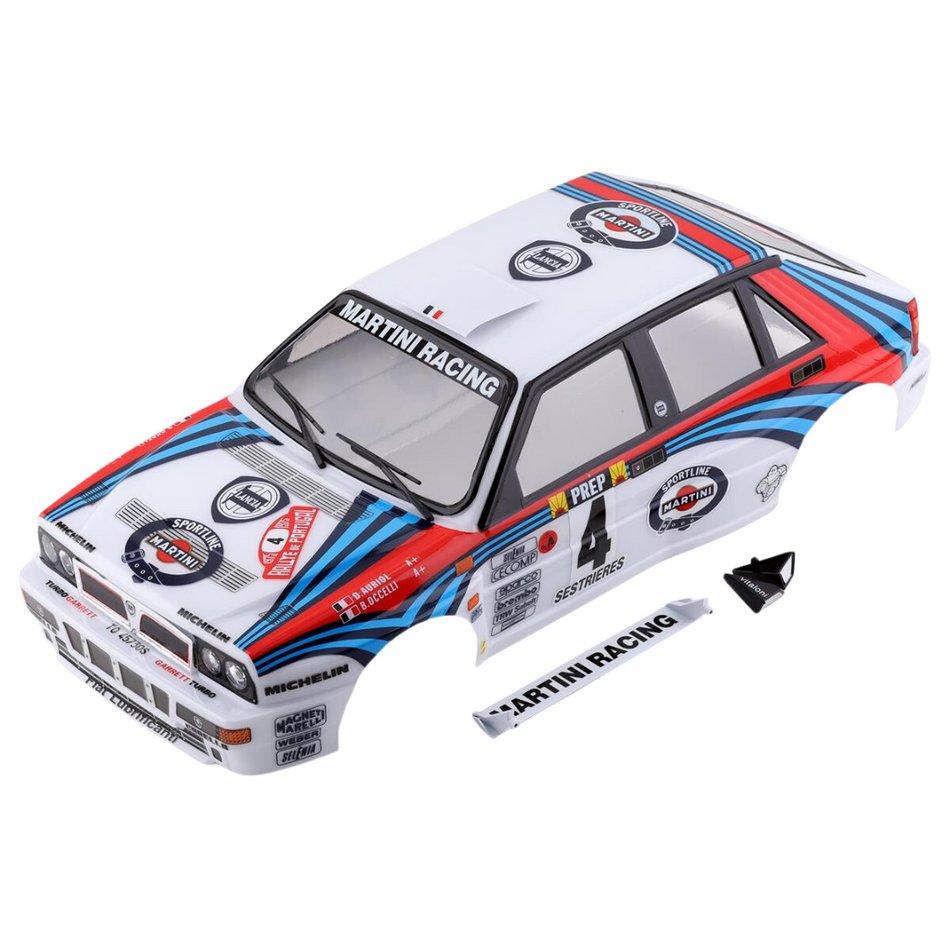 Killerbody Lancia Delta HF Integrale Pre-Painted 1/10 Rally Body (Martini Racing) 48248